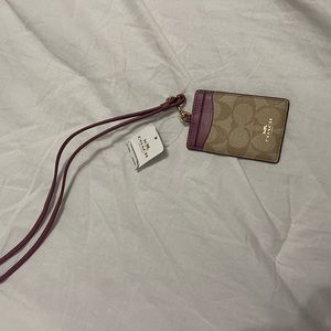 Coach id lanyard